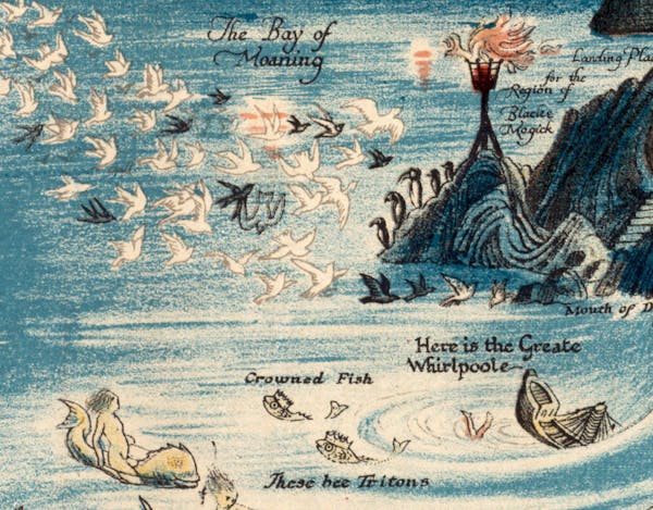 Detail of fairy map