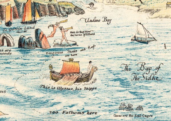 Detail of fairy map