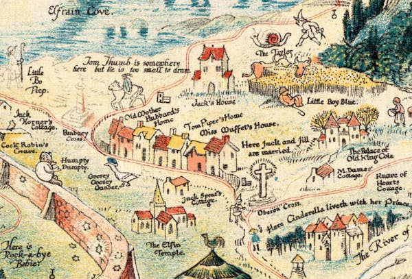 Detail of fairy map